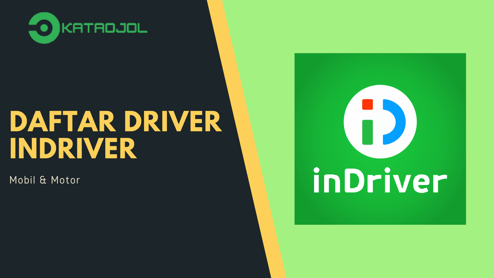 daftar driver indriver